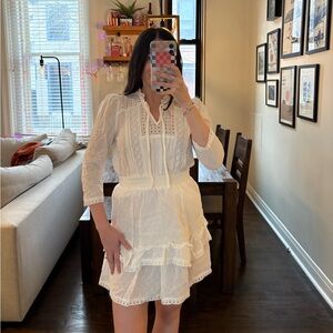 NWT Heartloom White Long Sleeve Dress